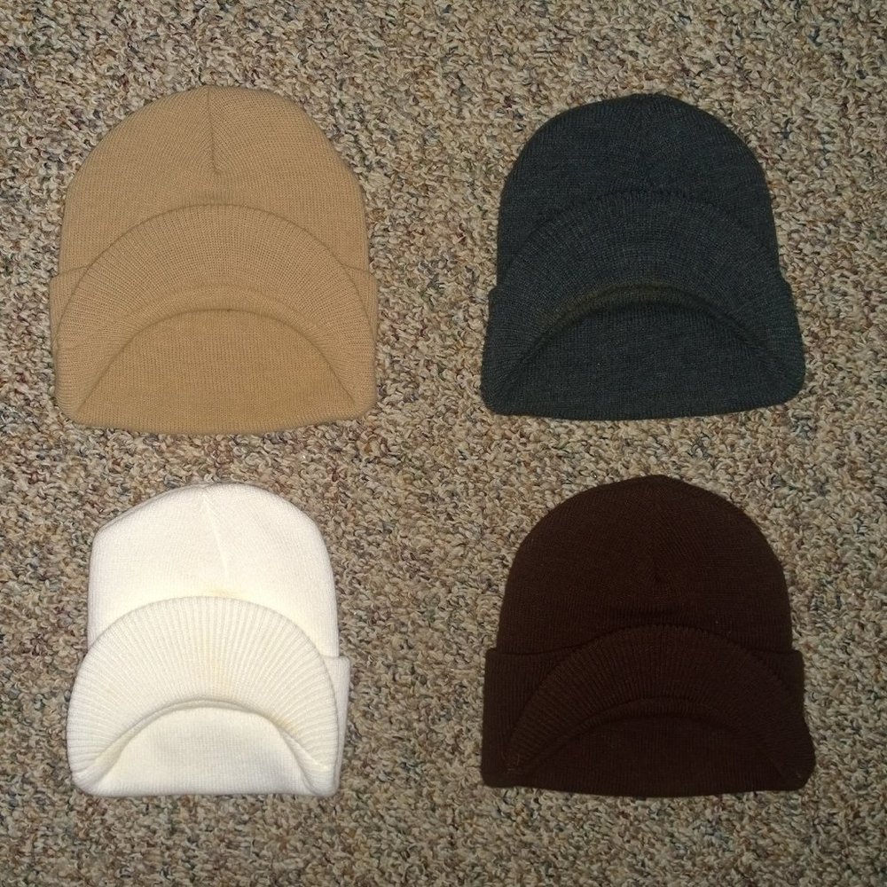 FOUR (4) Brimmed Winter Hats - Picture 2 of 2